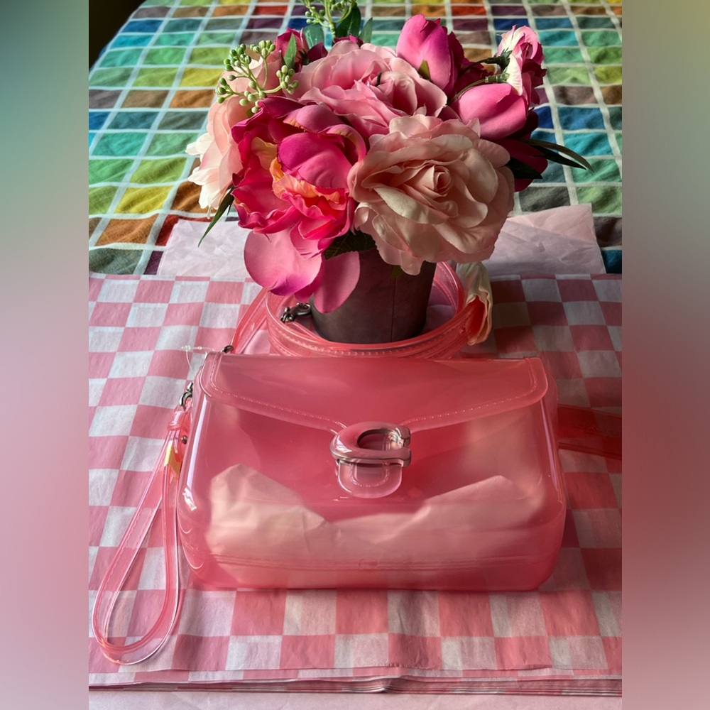 🌸 COACH PINK JELLY TABBY 🌸NWT 🌸 - Picture 6 of 16